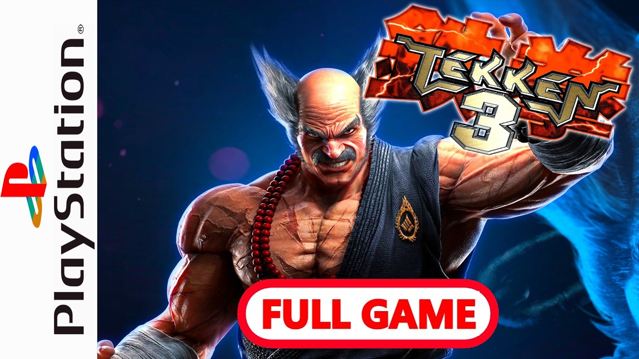 Tekken 3 PS1 Arcade Full Game – Heihachi Mishima Gameplay