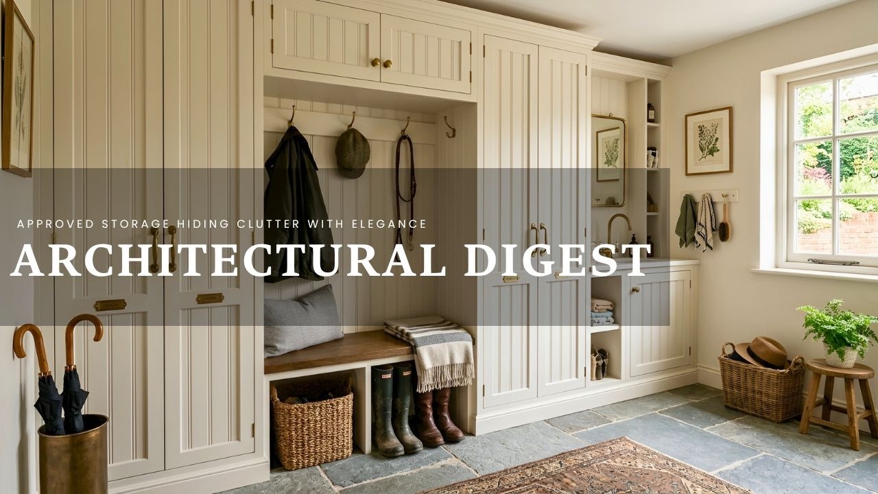 Системы хранения, одобренные журналом Architectural Digest: скройте беспорядок с элегантностью.