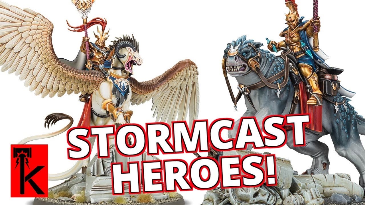 AVENTIS FIRESTRIKE & ASTREIA SOLBRIGHT: NEW STORMCAST HEROES & MODELS! Warhammer AoS
