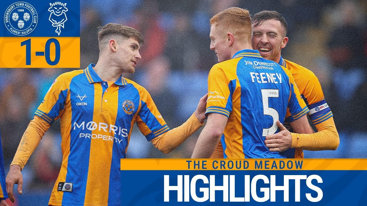 Shrewsbury Town v Lincoln City Highlights