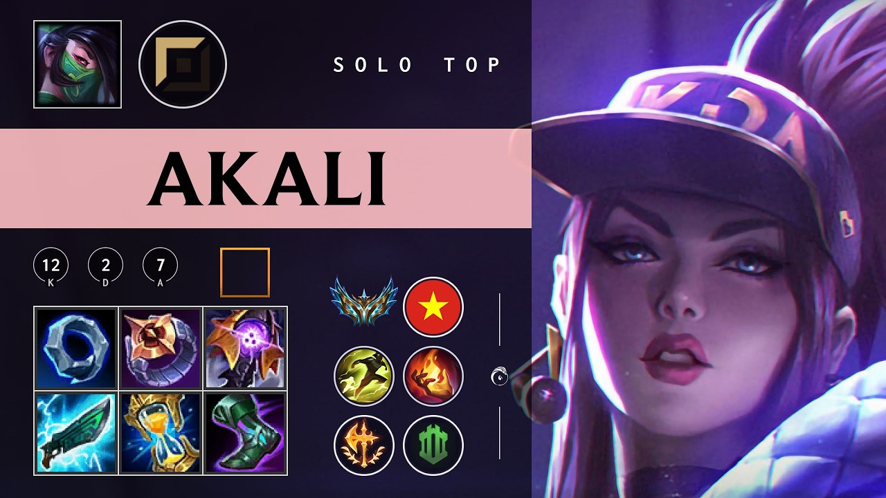 Akali Top vs Olaf - VN Challenger Patch 26.03