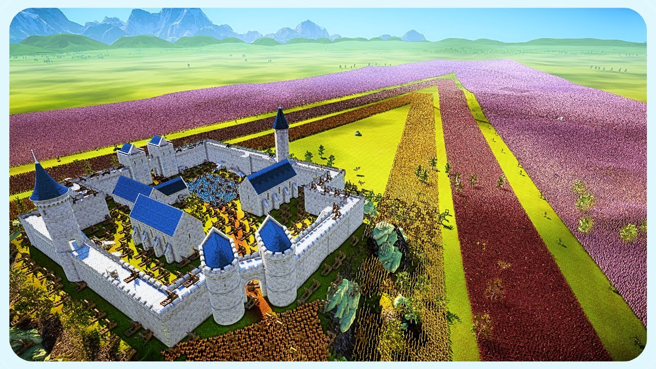 KNIGHTS CASTLE vs 1 MILLION ORCS & TROLLS - Ultimate Epic Battle Simulator 2 UEBS 2
