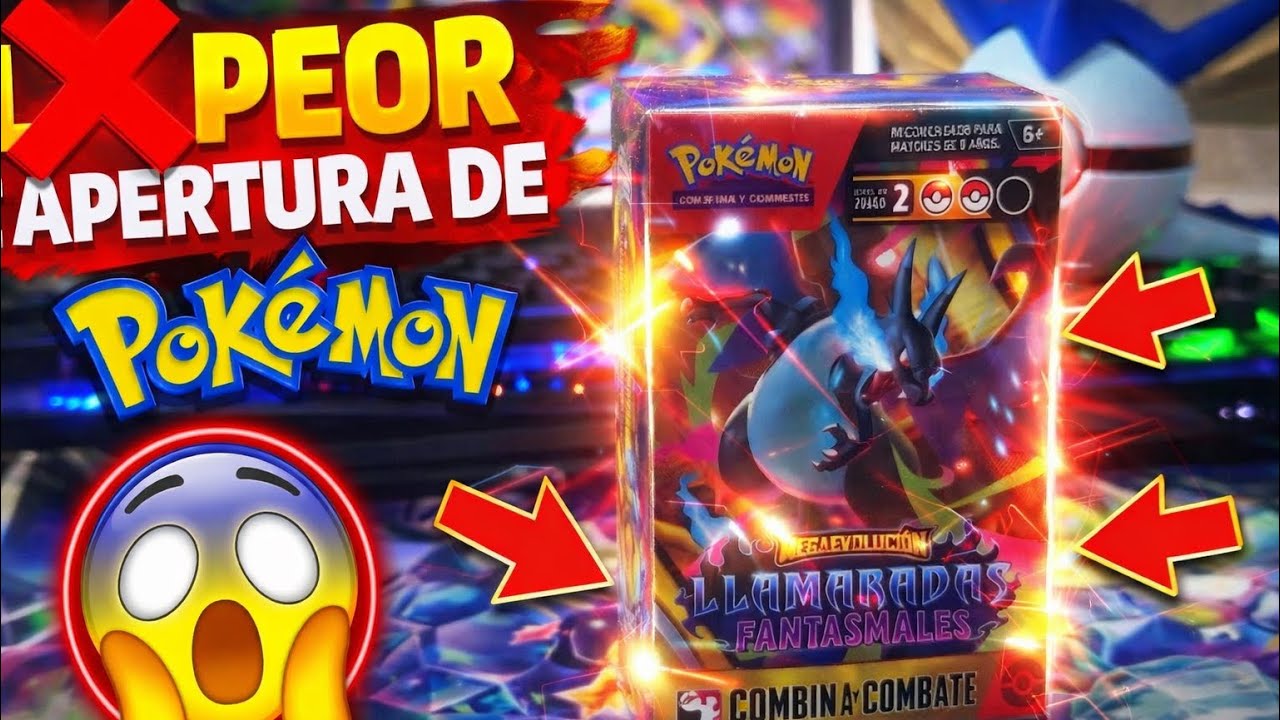 LA PEOR APERTURA DE POKEMON 😱 👻COMBINA Y COMBATE 💥LLAMARADAS FANTASMALES 🔥👻