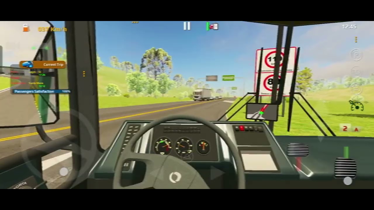 DRIVING BUS IN WORLD BUS SIMULATOR 