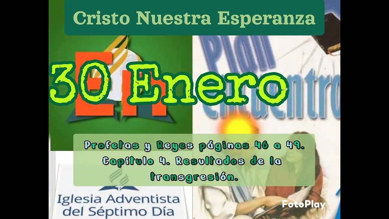 Plan Encuentro 4 - 30 Enero 