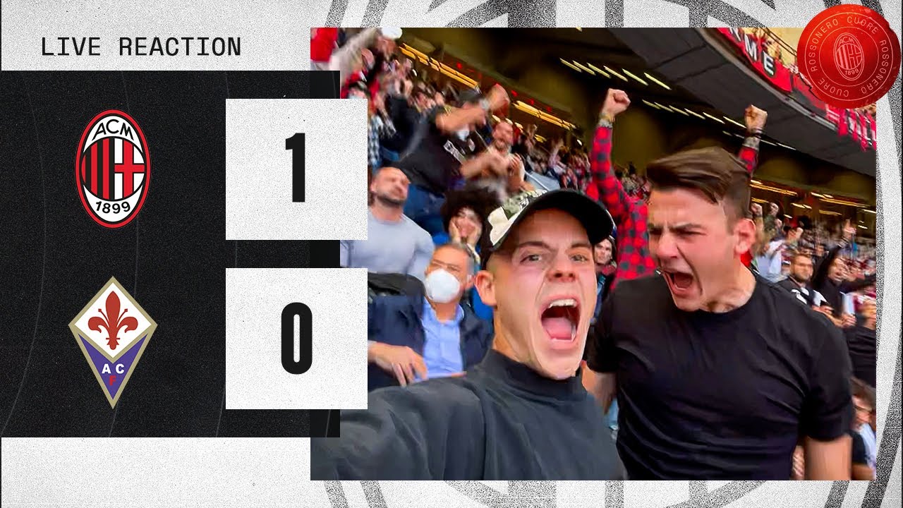 🏄🏼‍♂️AFFAMATI!!! LEAO FA ESPLODERE SAN SIRO! - MILAN 1-0 FIORENTINA | REACTION TIFOSI ROSSONERI