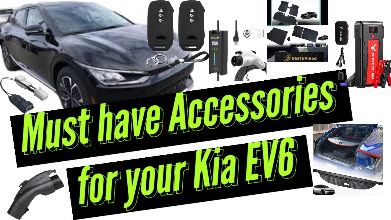 Must have Accessories for your EV #kiaev6 #ev6 #ev #accessories