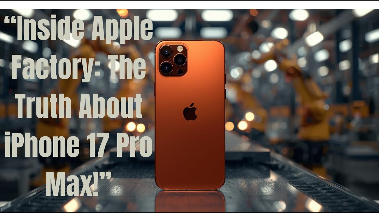 iPhone 17 Pro Max Factory Tour | How Apple Makes iPhones