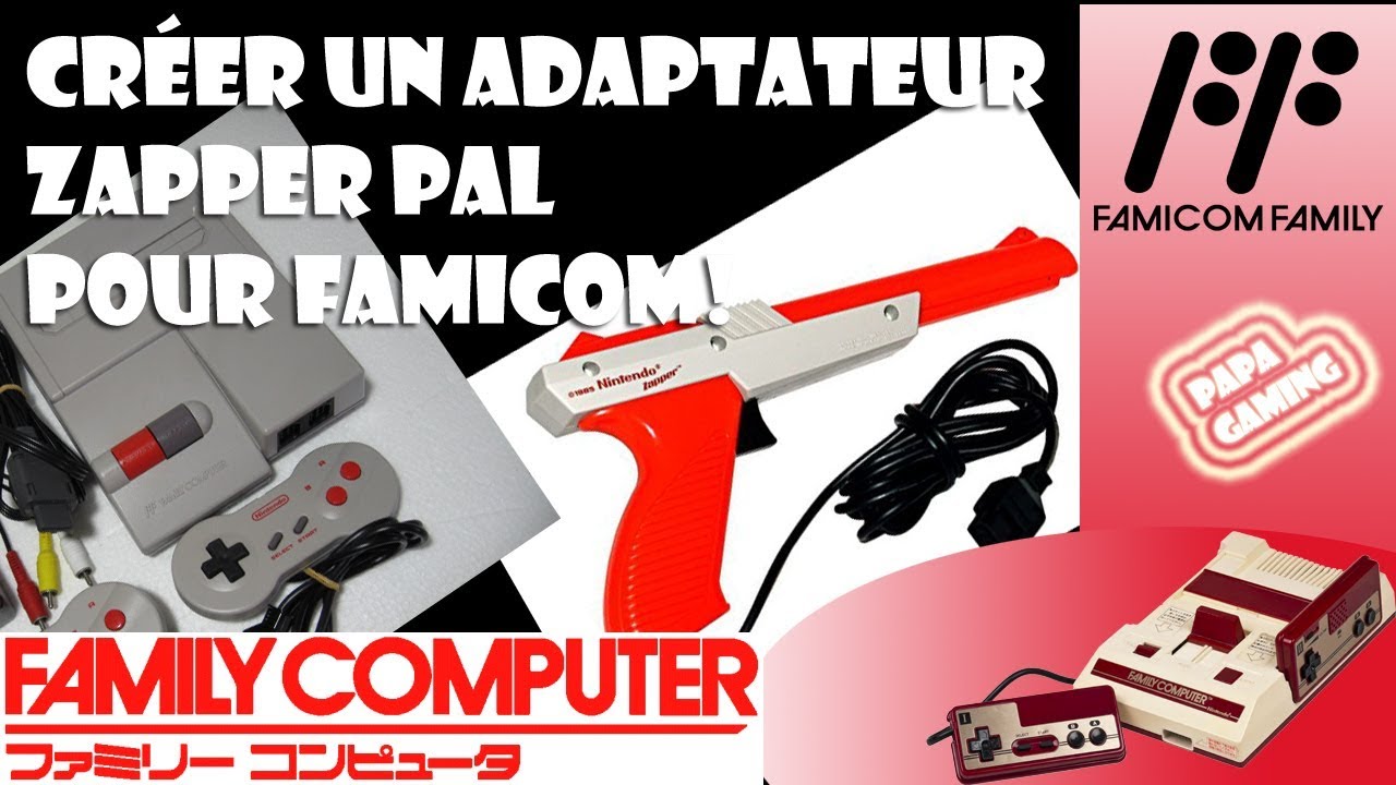 Tuto: créer un adaptateur zapper NES PAL pour Famicom.