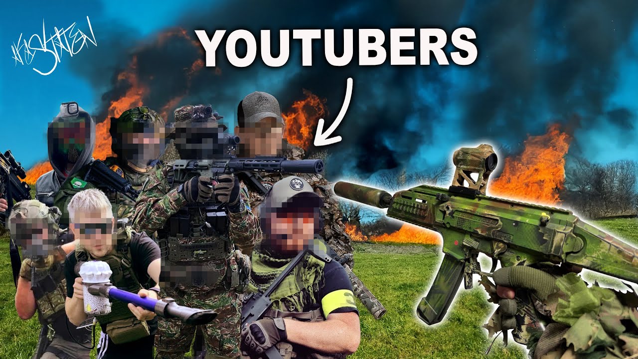 Destroying Airsoft Content Creators: HPA Evo Gameplay