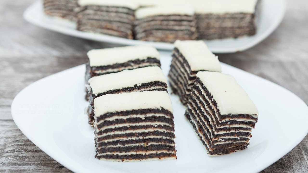 Posna torta sa makom - Poppy seed cake - Bebina kuhinja - Domaći video recept