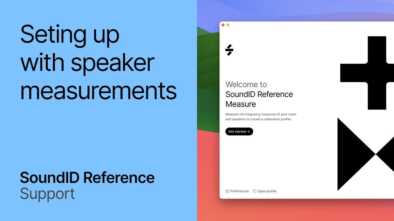 Измерение характеристик динамиков с помощью SoundID Reference