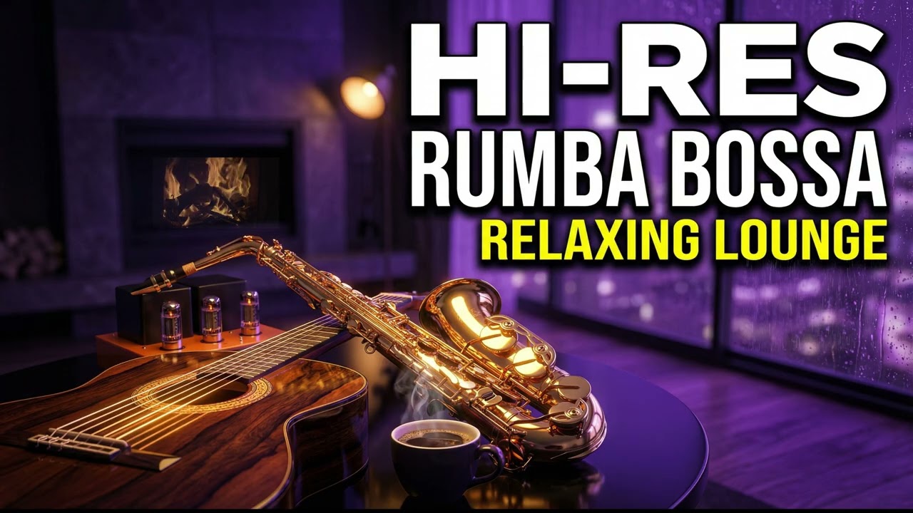 【𝙋𝙡𝙖𝙮𝙡𝙞𝙨𝙩】Rumba Bossanova Midnight Vibes, Elegant✨Deep Relax Music, Hi-Res Sax & Spanish Guitar