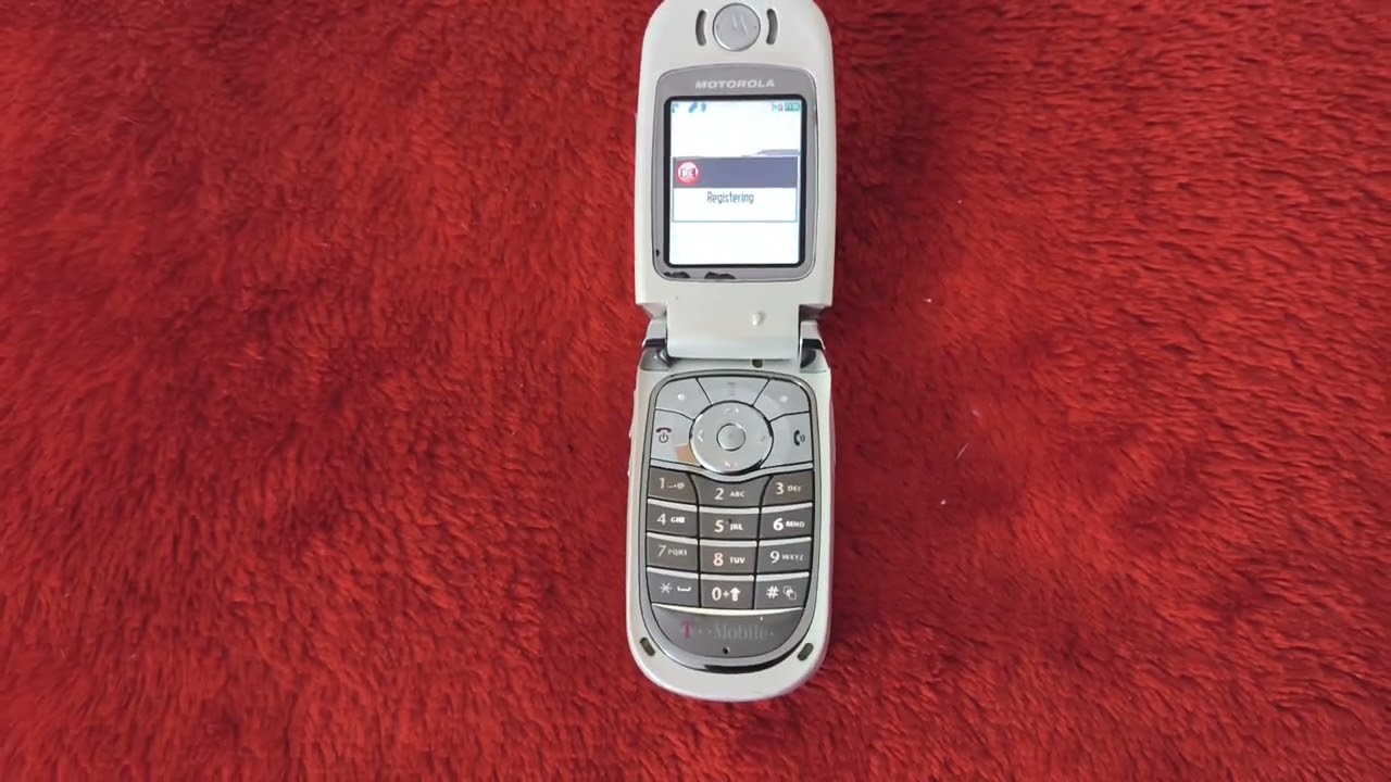 Motorola v600 [T-Mobile] startup & shutdown