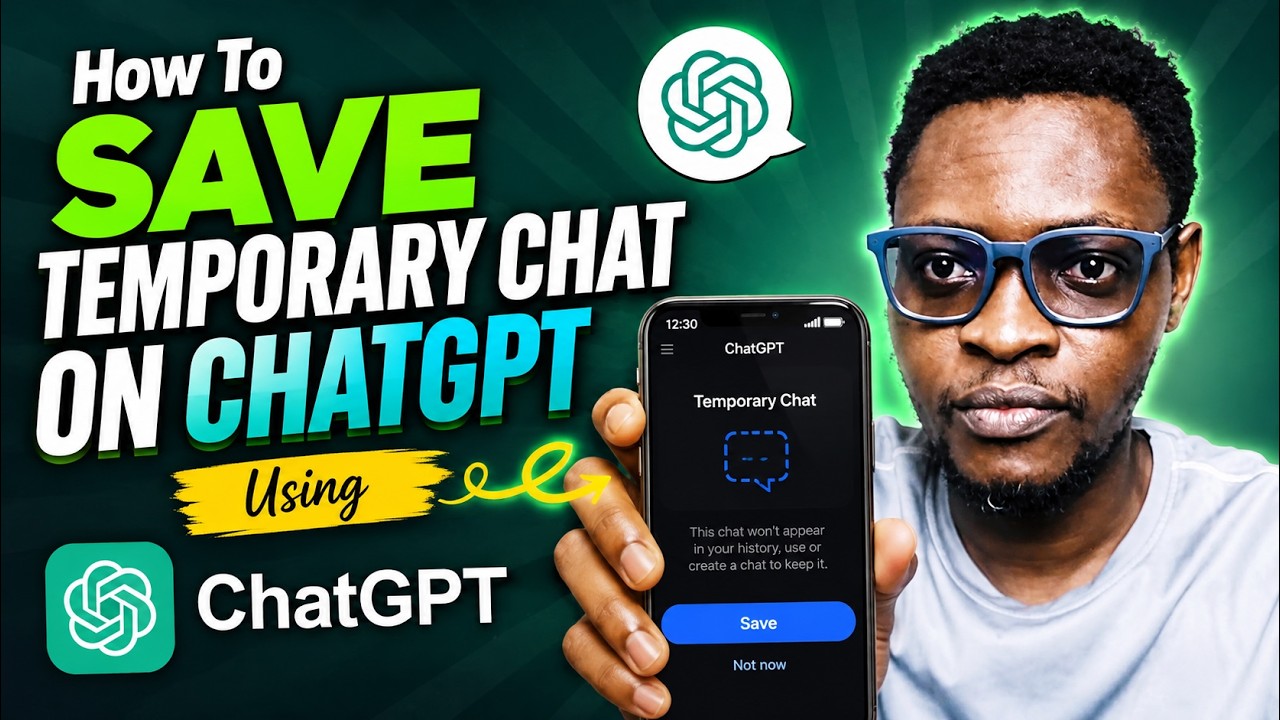 How to Save Temporary Chats in ChatGPT (Easy Method!)