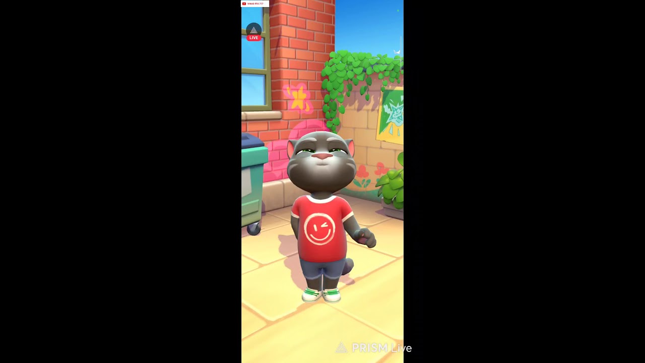 'M TRYING TO MAKE TOM MAD!
FUNNY REACTIONS & SILLY
MINI-GAMES! MYTALKING TOM 2
LIVE