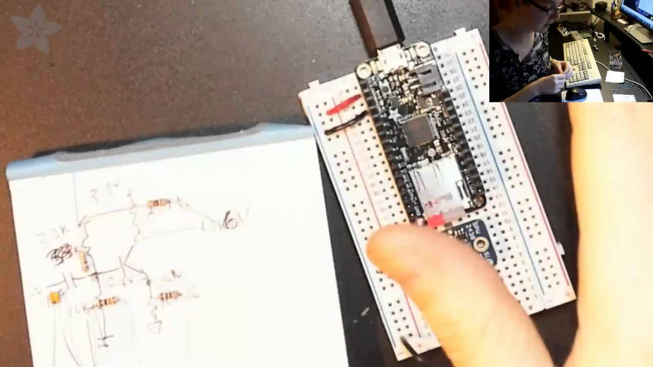 Analog hacking - MEMS microphone @adafruit #fromthedeskofladyada 12/5/2015 LIVE