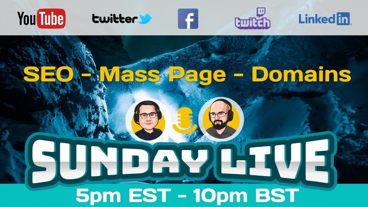 Sunday LIVE! - SEO - Mass Page - Domains - LTDs - Demos - 6th February