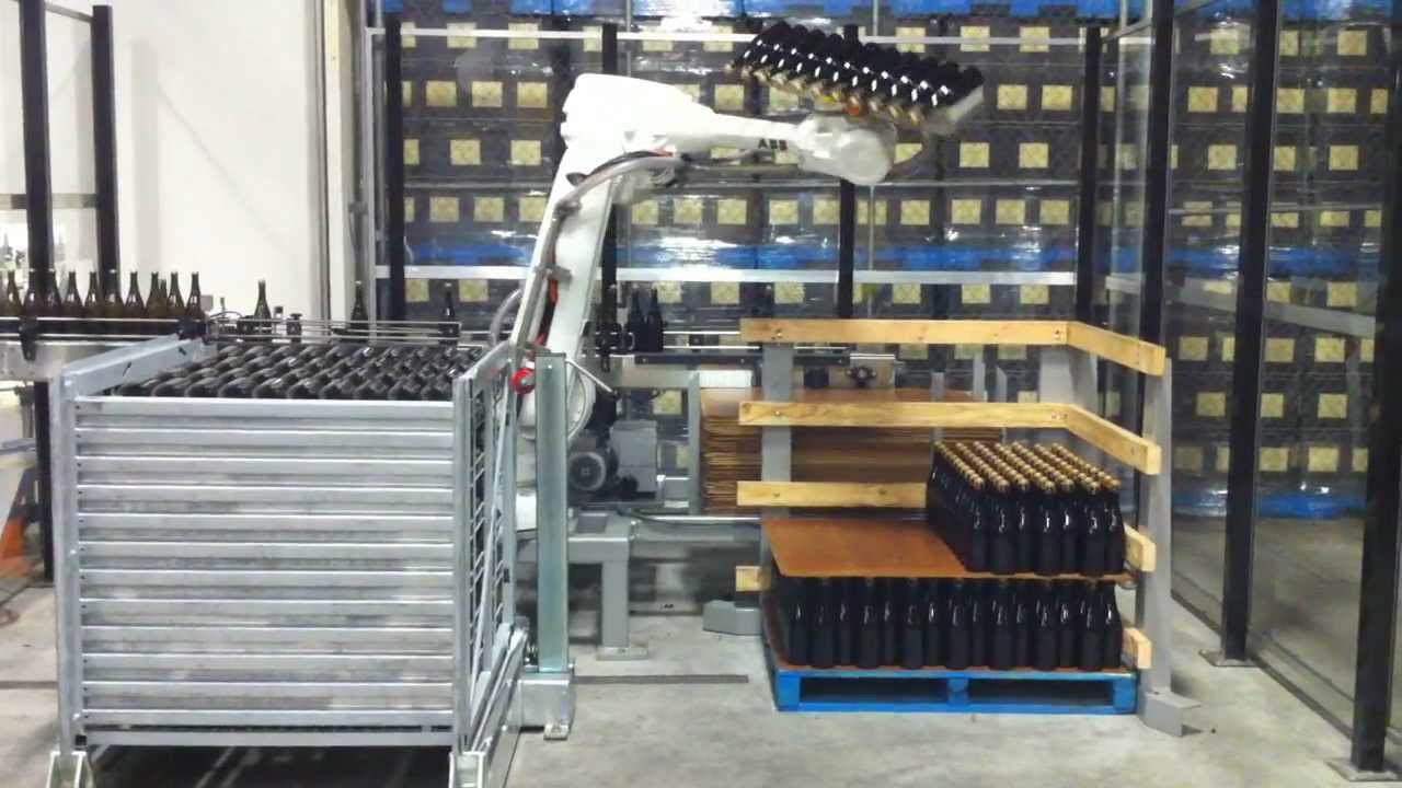 021 Robotic Wine Bottle Palletizer, by www.phsinnovate.com