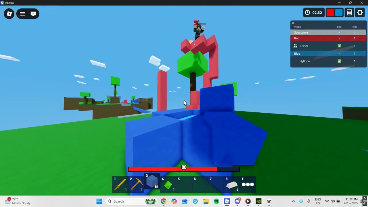 DYLLON VS TOP 20 IN ROBLOX BEDFIGHT