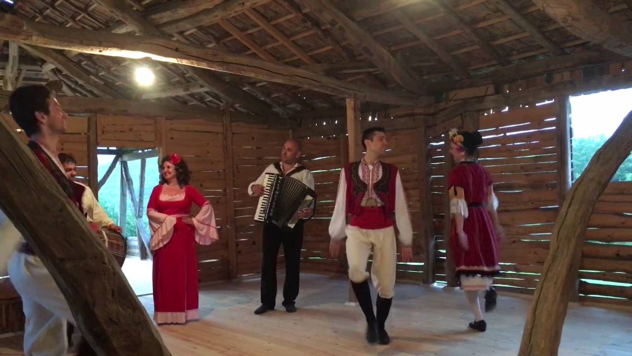 Traditional Bulgarian dancers at Stone and Compass, Stolat