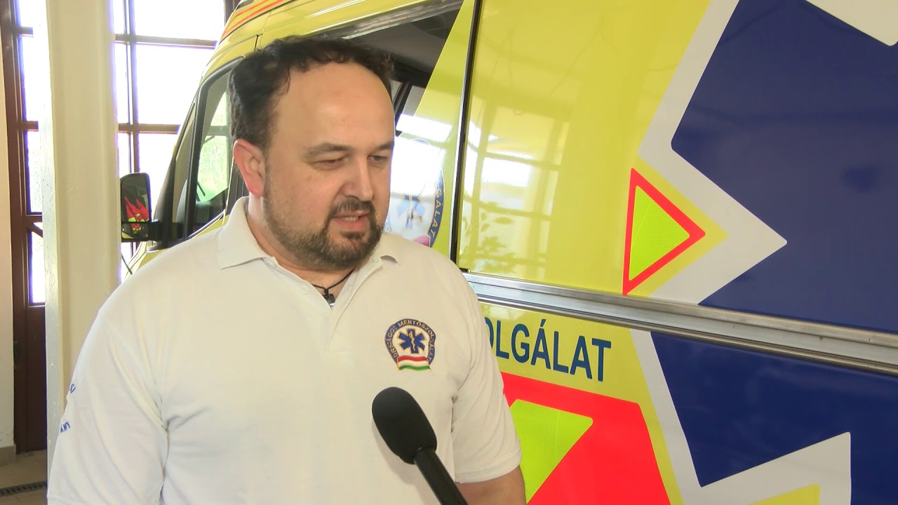 Új Mercedes Sprinter Mentőautó állt szolgálatba a Kiskőrösi Mentőállomáson