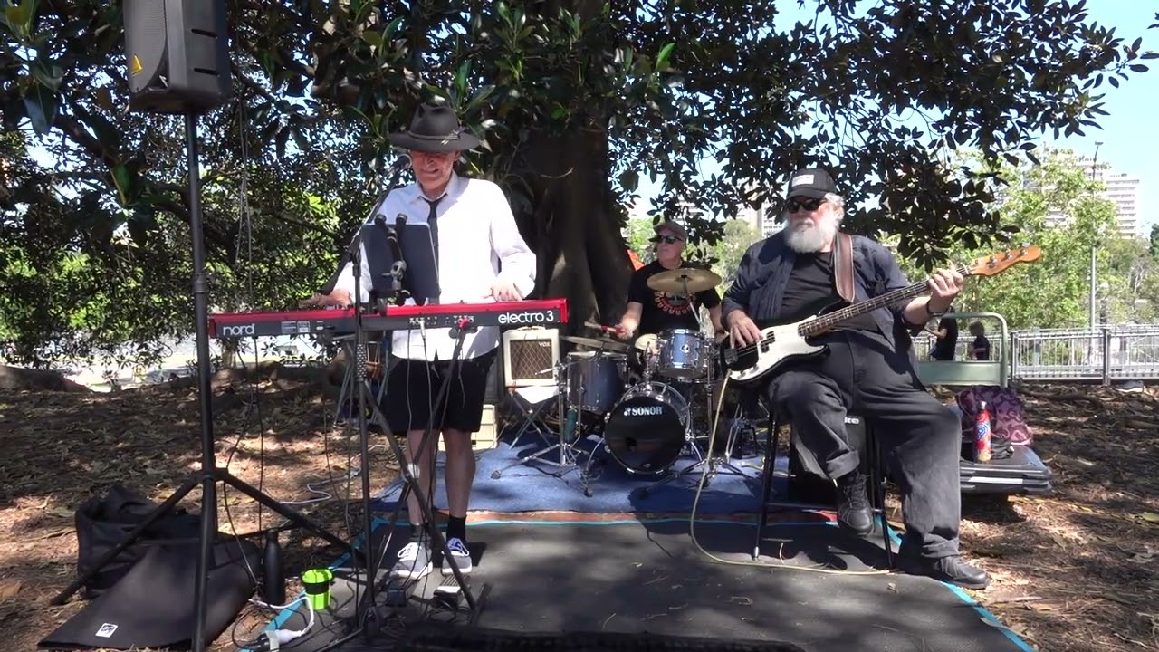 The Sunday Bests playing their new song, Down from the Mountain 