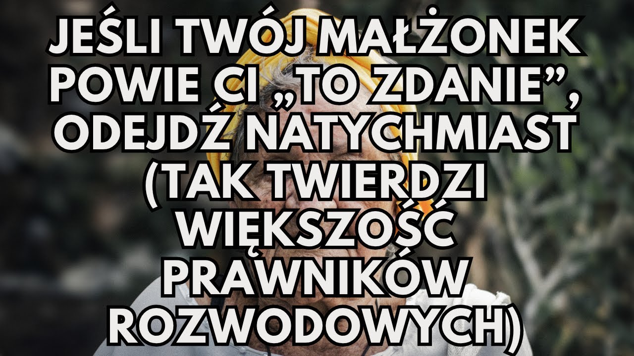 Jeśli tw&oacute;j małżonek wypowiada te 6 toksycznych zdań po sześćdziesiątce, odejdź natychmiast!