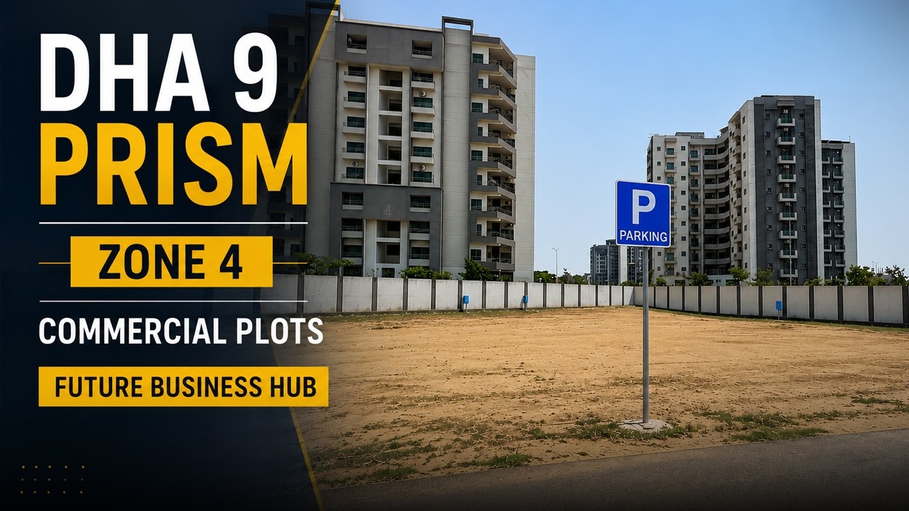 DHA 9 Prism Commercial Zone 4 🔥 Possession Plots | Future Business Hub | Latest Prices & Details