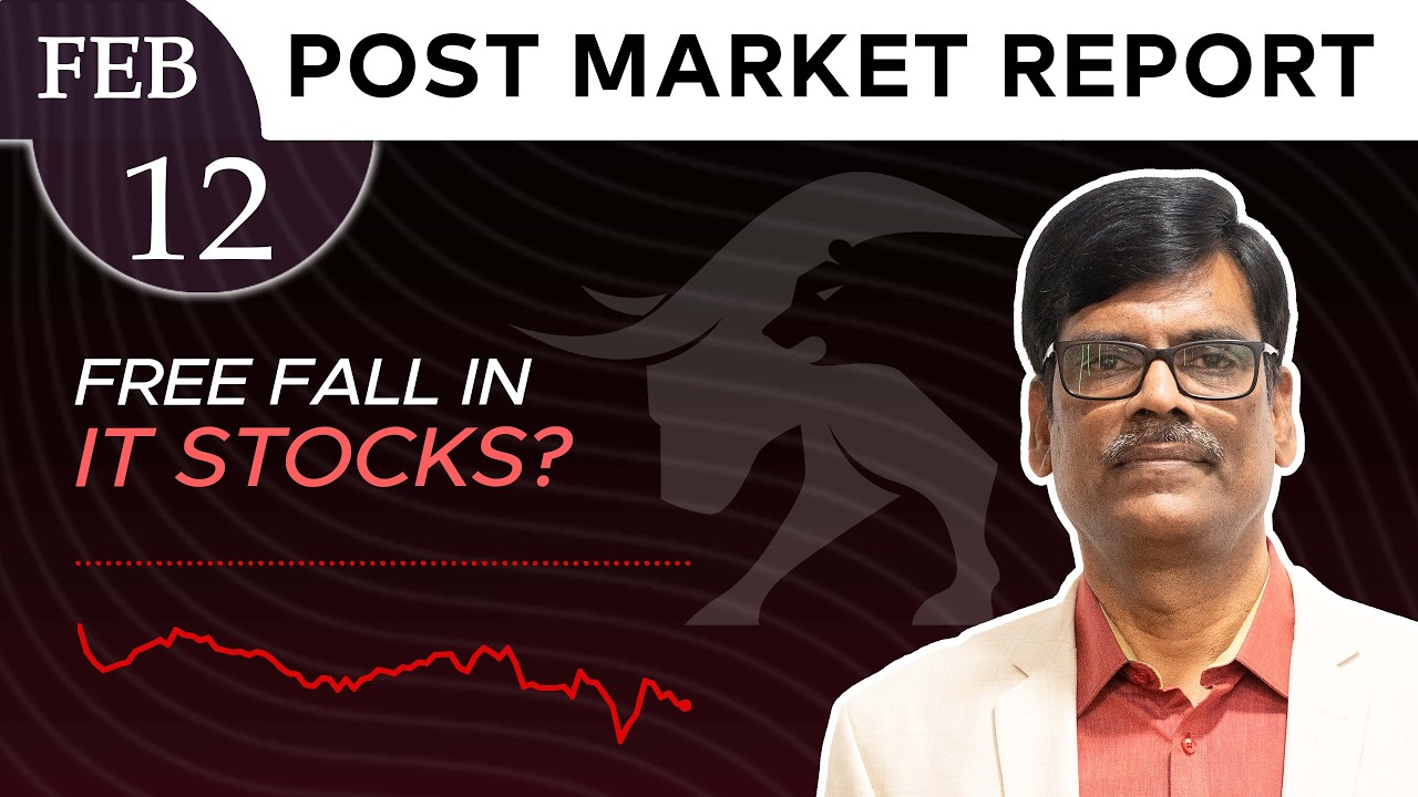 Free fall in IT STOCKS? Post Market Report 12-Feb-26