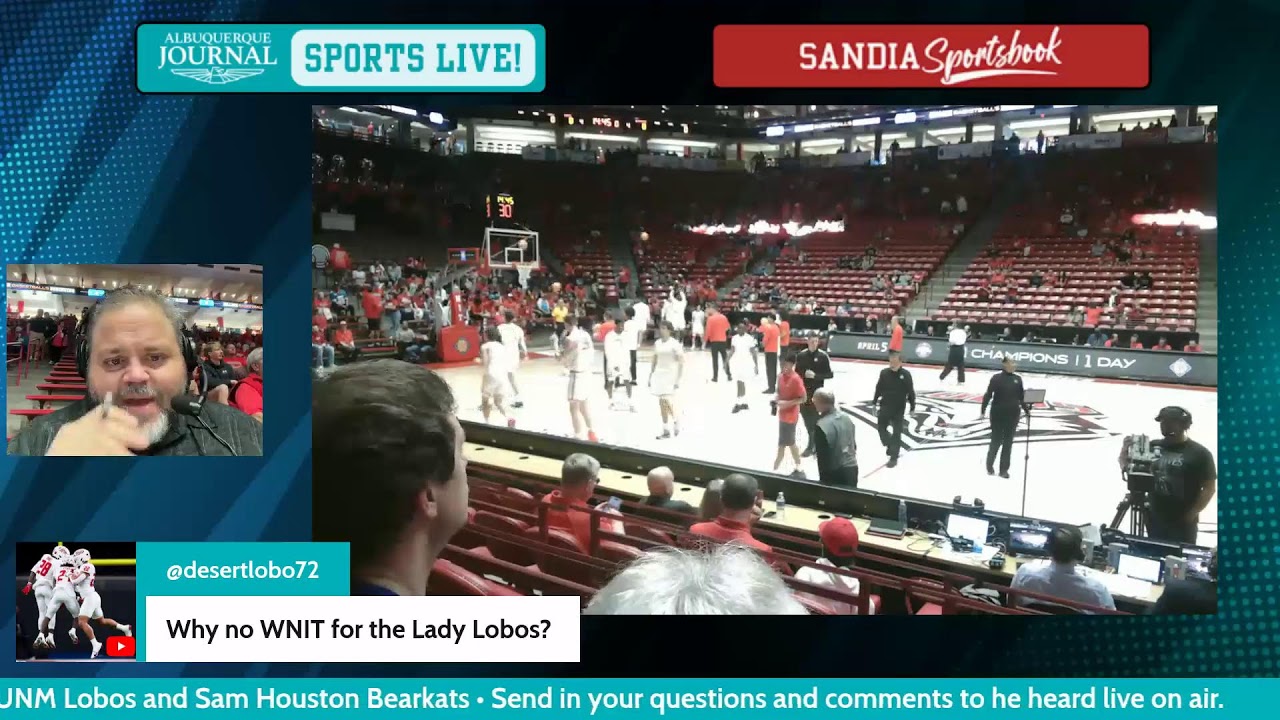 ABQJournal Sports Live! PREGAME FROM THE PIT • NIT preview: UNM Lobos and Sam Houston Bearkats