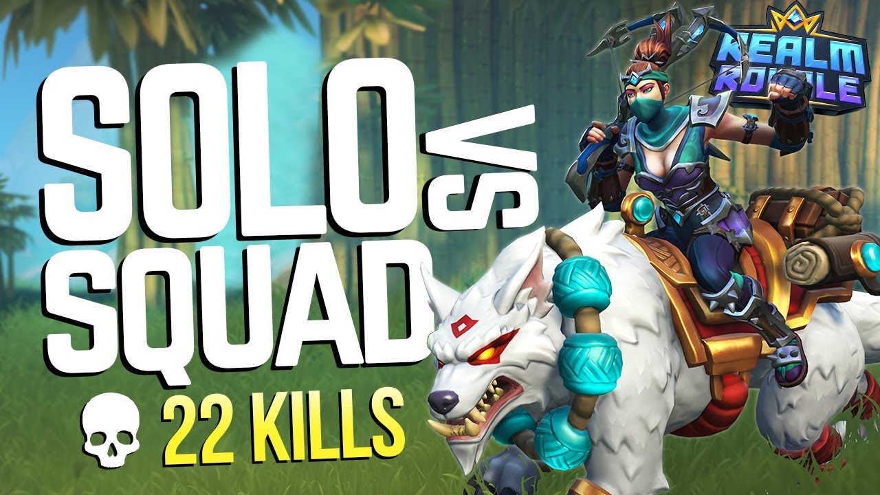 Solo vs Squads 22 KILLS! Realm Royale Mage Gameplay