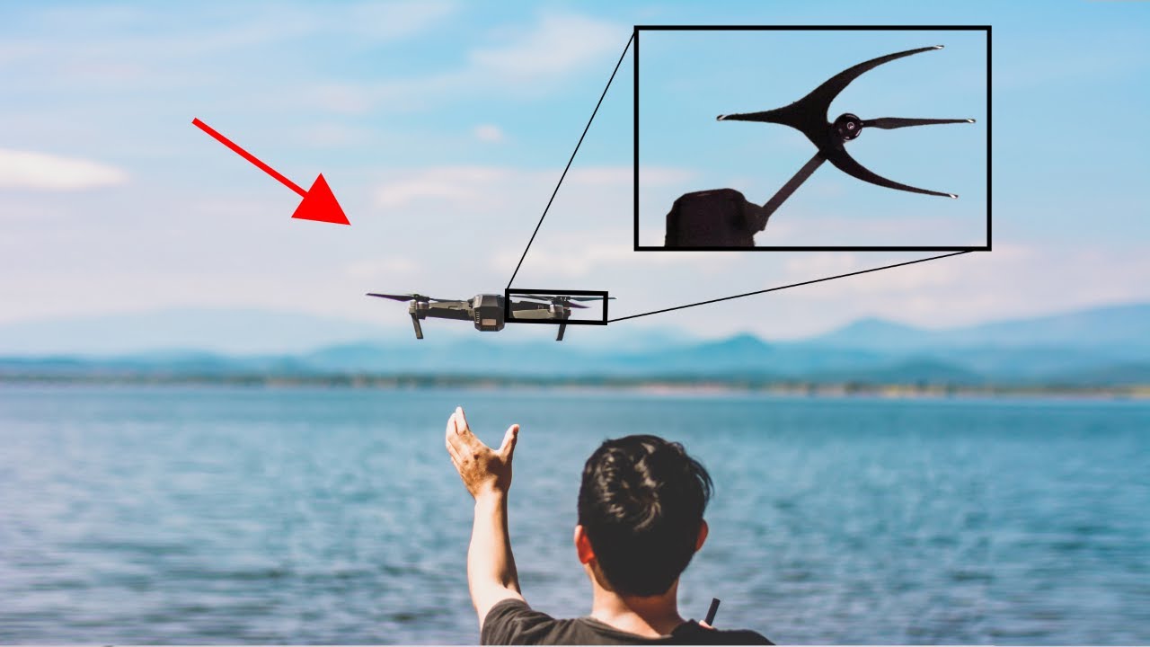 Is het mogelijk om het rolling shutter-effect vast te leggen op video met een drone?