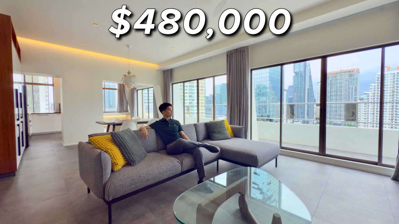 A Spacious Loft Condo in Bangkok with 270° Views | Diamond Tower