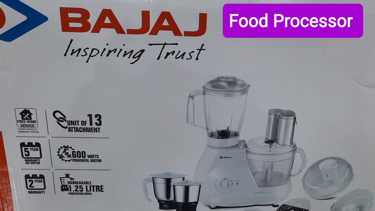 Review of Bajaj Food Processor