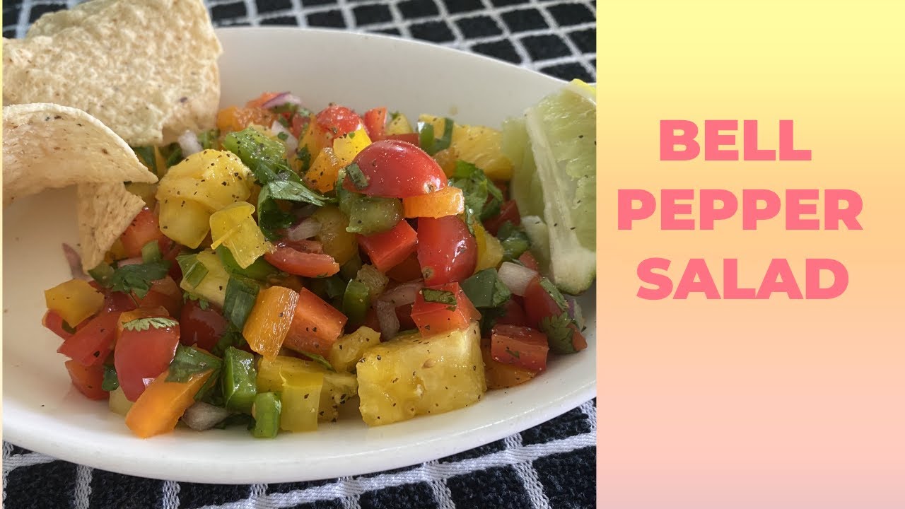 Bell Pepper Salad | Cleaning Out The Fridge