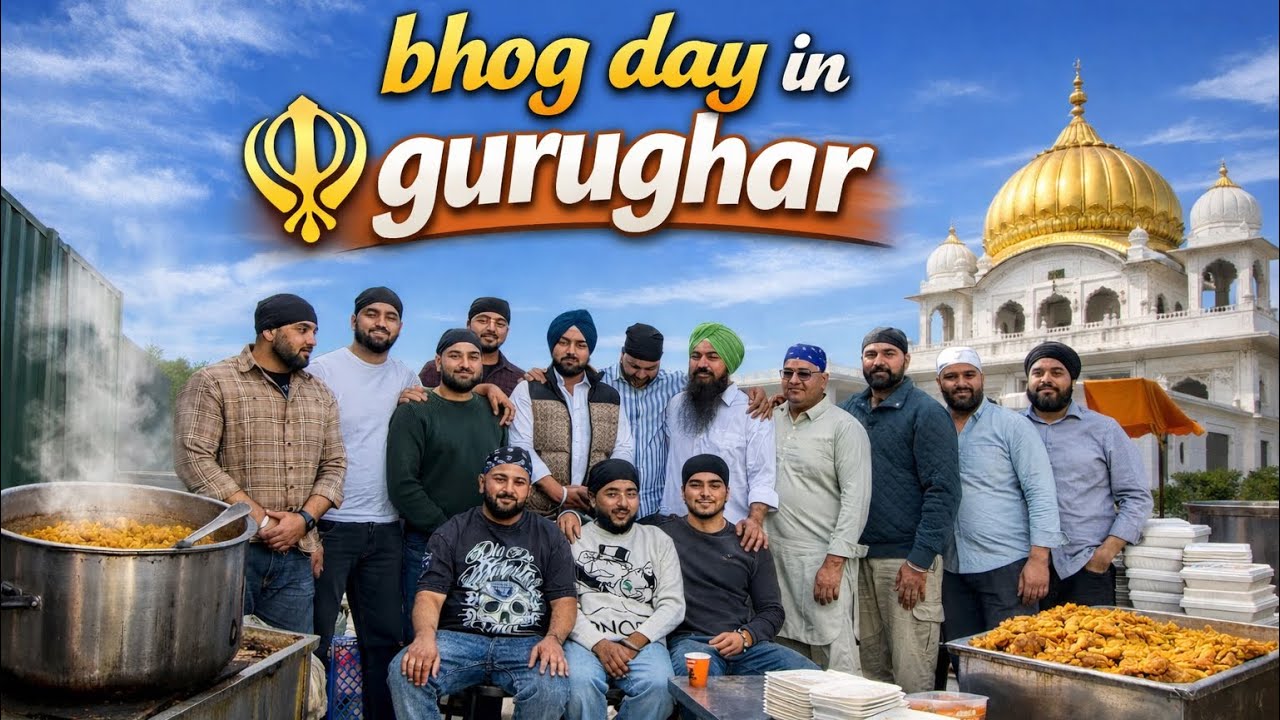 Bhog day in gurughar 