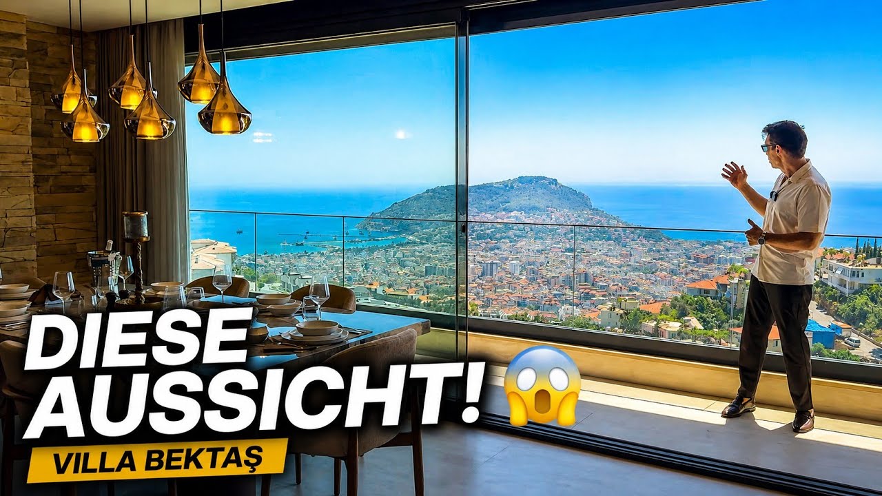 Die vielleicht sch&ouml;nste Villa in Alanya &ndash; Luxus, Meerblick und eine Aussicht, die sprachlos macht!