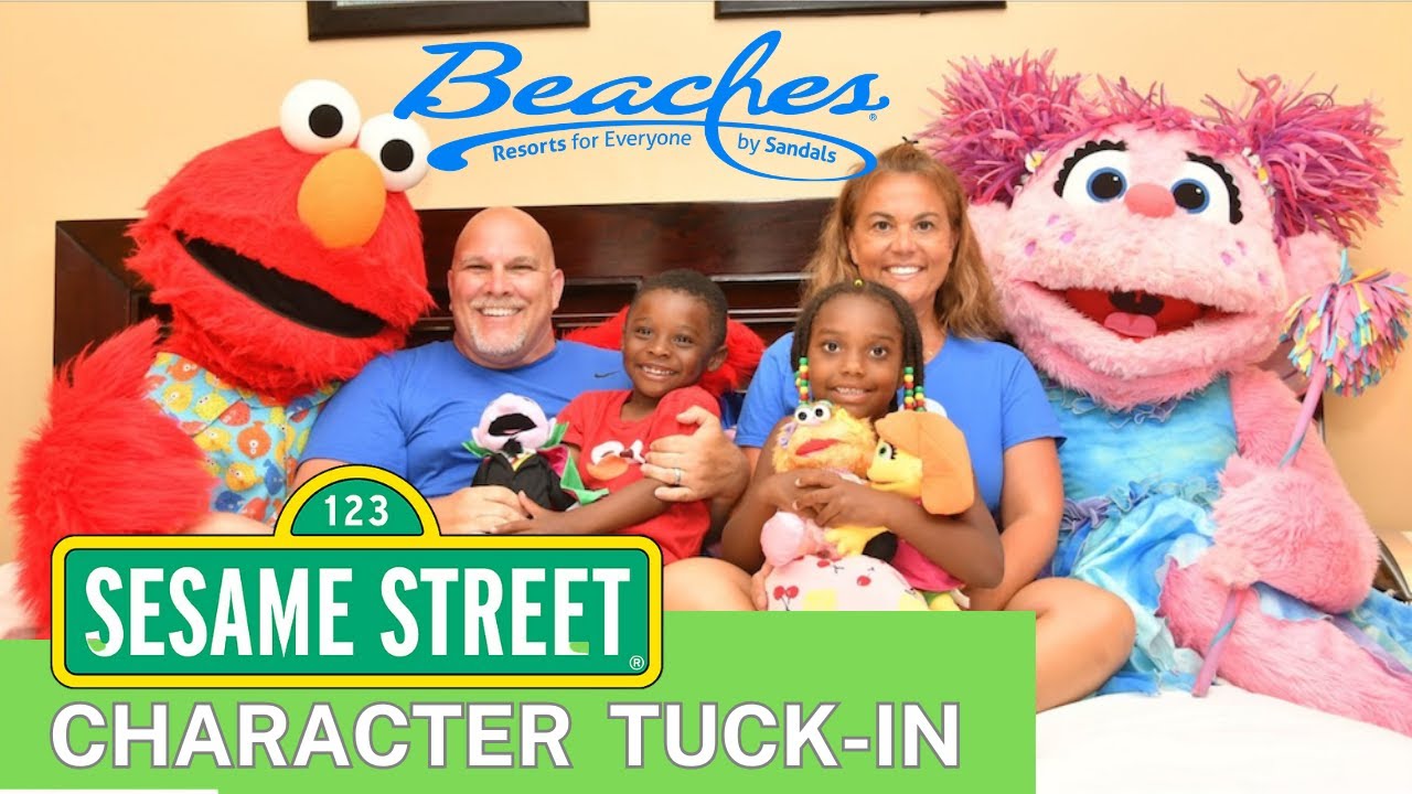 2022 Sesame Street Character Tuck In,  Beaches Ocho Rios Jamaica