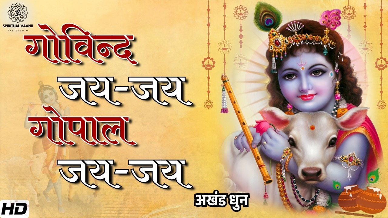 गोविंद जय जय गोपाल जय जय - कृष्ण भजन | Bhakti Song | Govind Jai Jai Gopal Jai Jai | Spiritual Vaanii