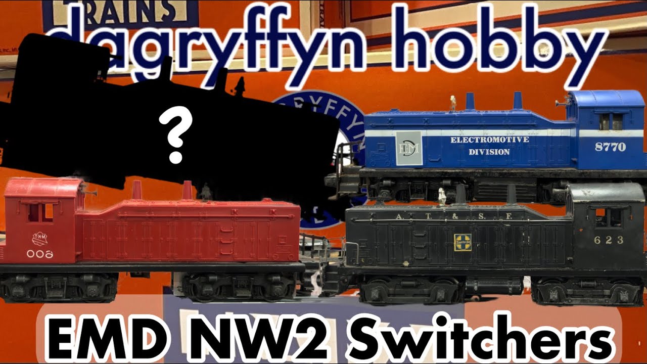 The EMD NW2 Switcher - Postwar and MPC Era Lionel and a Williams by Bachmann - repair and running