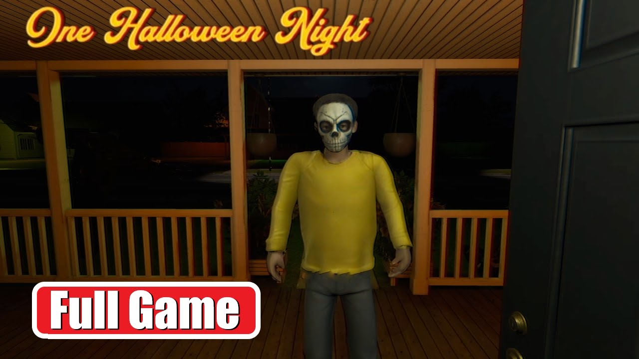 One Halloween Night Full Gameplay 👁️ Full Horror Game - No Commentary