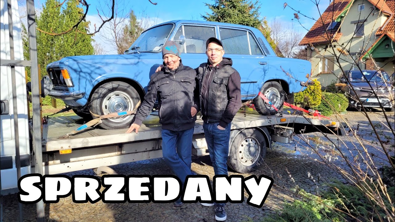 Bułgar odjeżdża z nowym właścicielem - exportowy Fiat 125p 1976 / reimport z Bułgarii