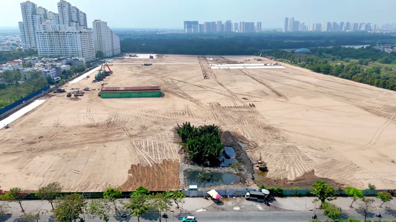 Ga Tân Mỹ tuyến đường sắt tốc độ cao Bến Thành Cần Giờ đã bắt đầu thi công ngày 28/01/2026.