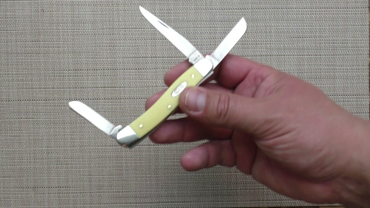 Классика для продвинутых. Нож YELLOW SYNTHETIC MEDIUM STOCKMANN Case XX Cutlery