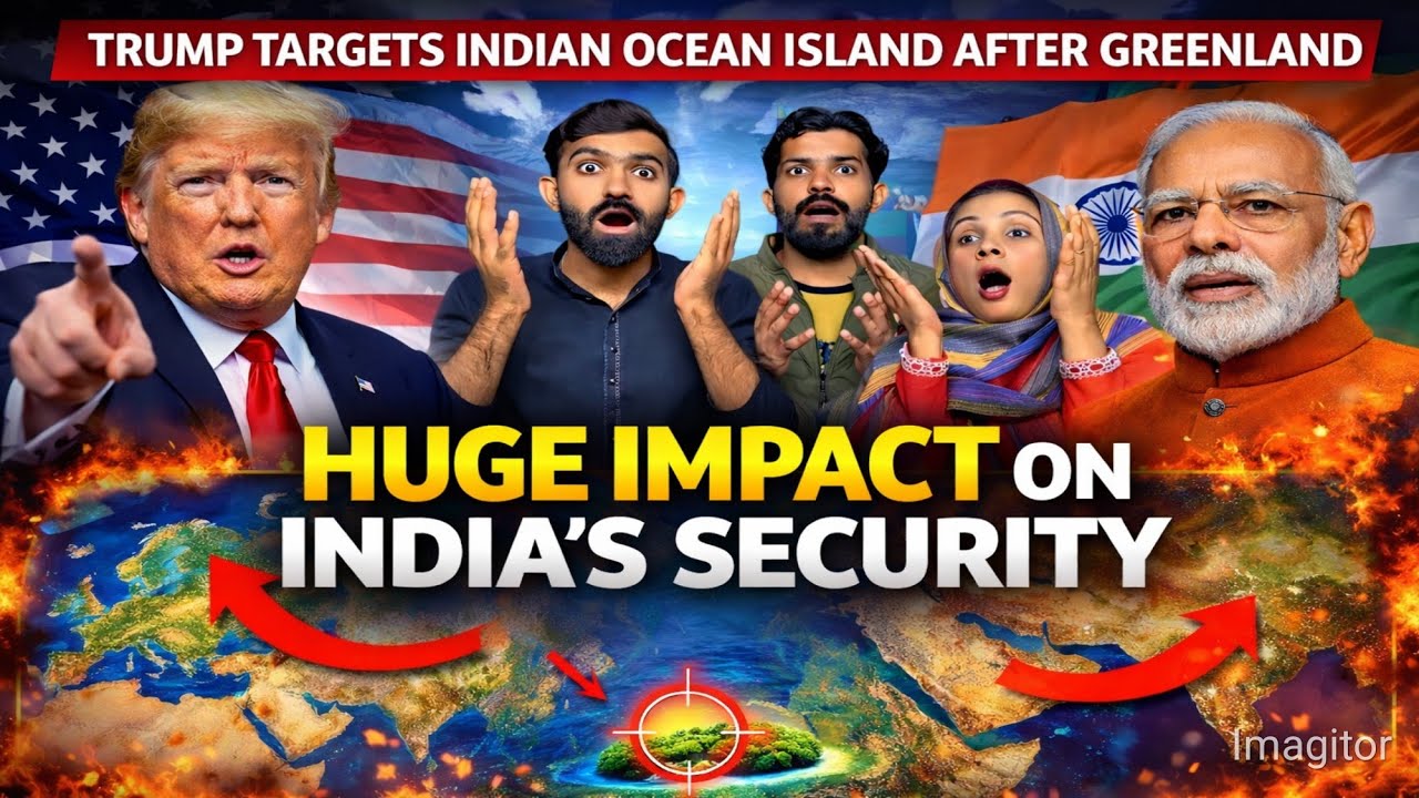 TRUMP TARGETS INDIAN OCEAN ISLAND AFTER GREENLAND | Huge Impact on India's Security| PAKISTANI REACT