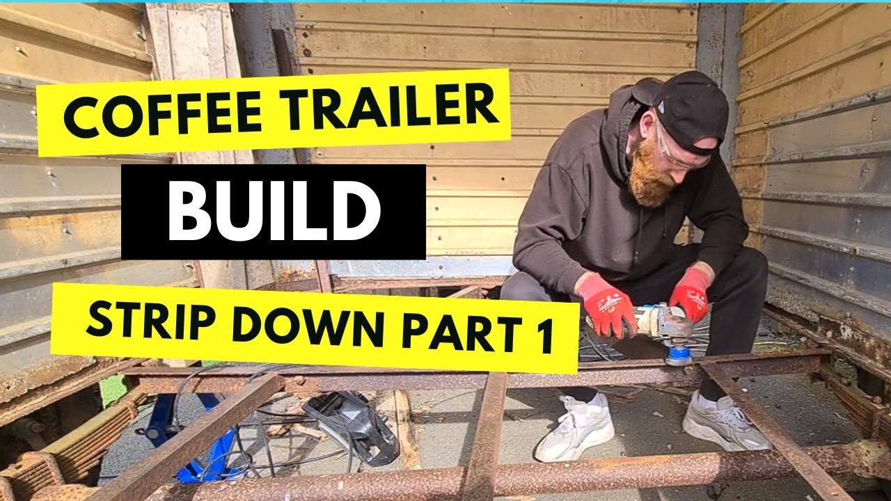 Horse Trailer Conversion - Stripping Down a Vintage Rice Trailer for Coffee Trailer Build