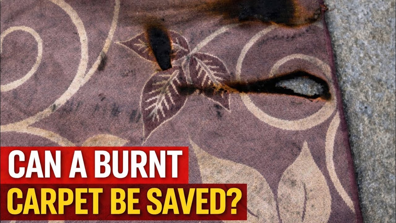 Extreme Burnt Carpet Cleaning | ASMR #carpetcleaning 