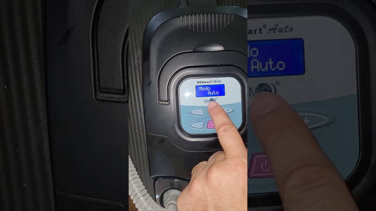 como destravar o menu do CPAP BMC Velho