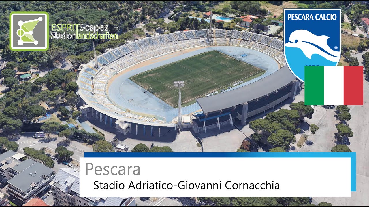 Stadio Adriatico-Giovanni Cornacchia | Delfino Pescara 1936 | 2019 | Google Earth